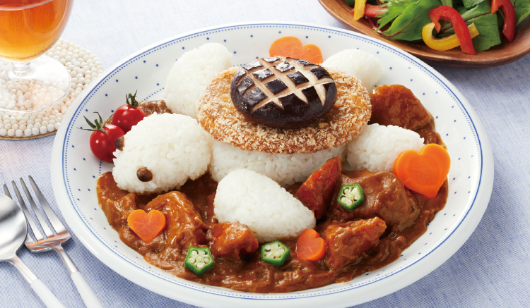 恋するじゃこカツキノコカレー